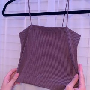 purple american eagle top